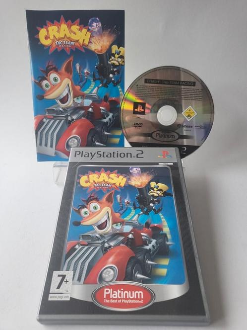 Crash Tag Team Racing Platinum Playstation 2, Games en Spelcomputers, Games | Sony PlayStation 2, Zo goed als nieuw, Ophalen of Verzenden