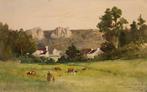 Edmond Chagot (1832-?) - Vallée de Camfrout près de Kerléon, Antiek en Kunst