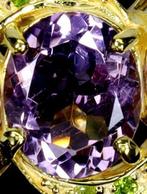 Zonder minimumprijs - Ring Zilver Amethist - 21 ware, Handtassen en Accessoires, Ringen, Nieuw