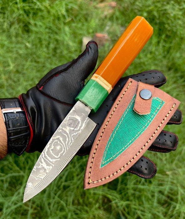 Keukenmes - Bunko - yanagiba - Keukengerei - Damascus Steel, Antiek en Kunst, Antiek | Keukengerei