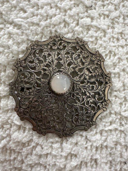 Zonder minimumprijs - Broche Zilver, Handtassen en Accessoires, Antieke sieraden