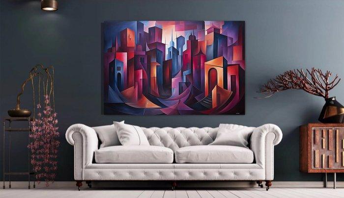 Giancarlo Colombo - GCD Art (XX) - Favelas - Artwork #3 -, Antiek en Kunst, Kunst | Designobjecten