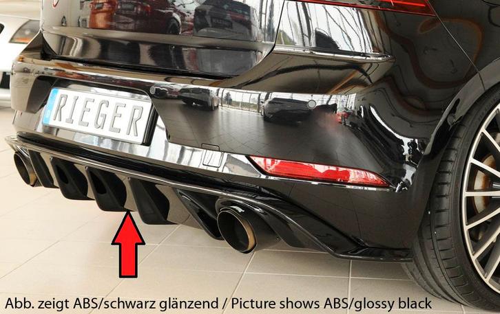 Rieger diffuser | Golf 7 GTI: 2017-2020 (vanaf Facelift) - 3, Auto diversen, Tuning en Styling, Verzenden
