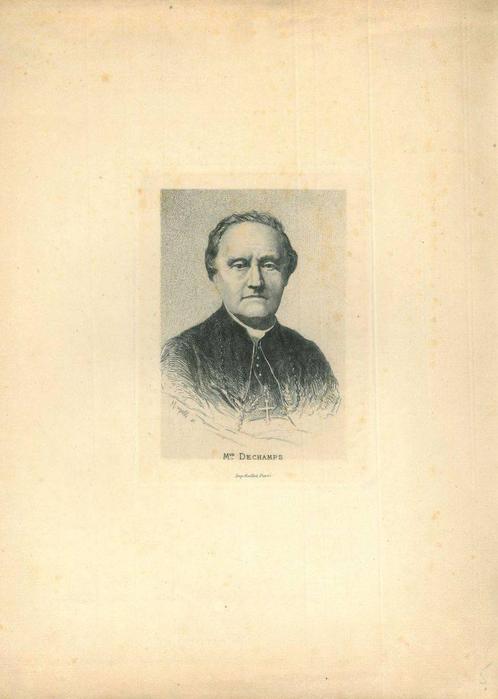 Portrait of Victor Augustin Isidore Dechamps, Antiek en Kunst, Kunst | Etsen en Gravures