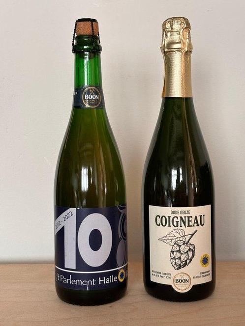 Boon - Coigneau & het Parlement Halle - 75cl -  2 flessen, Verzamelen, Wijnen