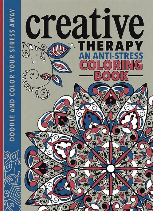 Creative Therapy Adult Coloring Book 9780762458813, Livres, Livres Autre, Envoi