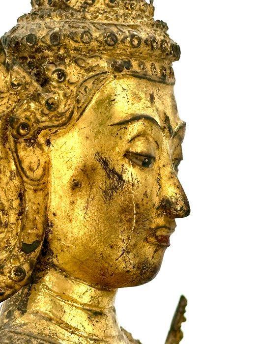 Bouddha 58 cm - Rama III - Rattanakosin - 19th c. - Beeld -, Antiek en Kunst, Kunst | Niet-Westerse kunst