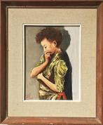 A. Russo (XX) - Prima vergogna, Antiquités & Art