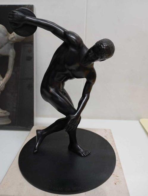 Sculpture, El Discóbolo de Mirón - 30 cm - Bronze - 2017, Antiek en Kunst, Antiek | Keramiek en Aardewerk