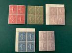 Frankrijk 1903 - Smemeuse Lignez in blok van vier -, Postzegels en Munten, Postzegels | Europa | Frankrijk, Gestempeld
