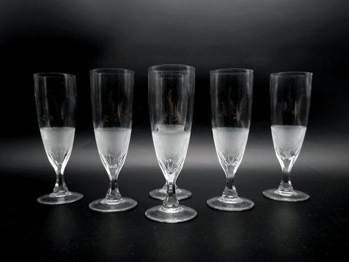 Moser & Söhne - Flûte à champagne (6) - ROYAL - Cristal -, Antiek en Kunst, Antiek | Meubels | Tafels