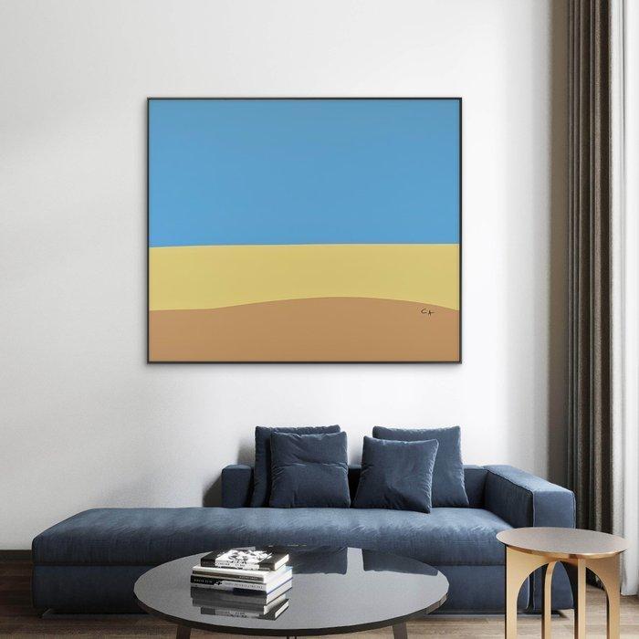 Enzo Affaticati - SKYLINE BLUE. XXL, Antiek en Kunst, Kunst | Designobjecten