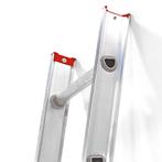 Gebruikte Enkel rechte ladder 10 treden, Doe-het-zelf en Bouw, Ophalen of Verzenden, Gebruikt