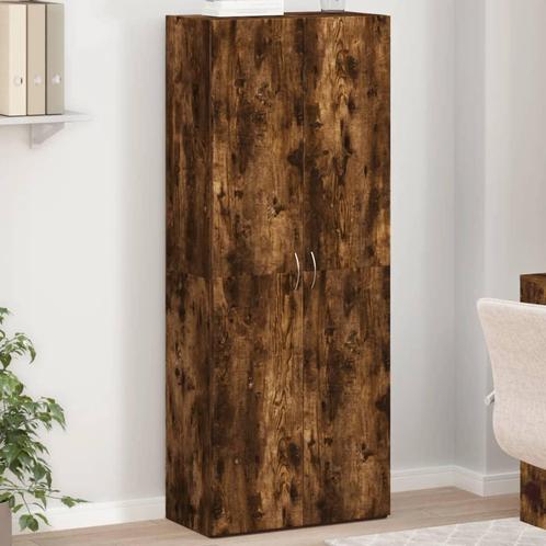 vidaXL Archiefkast 60x32x153 cm bewerkt hout gerookt, Huis en Inrichting, Kasten | Overige, Nieuw, Verzenden