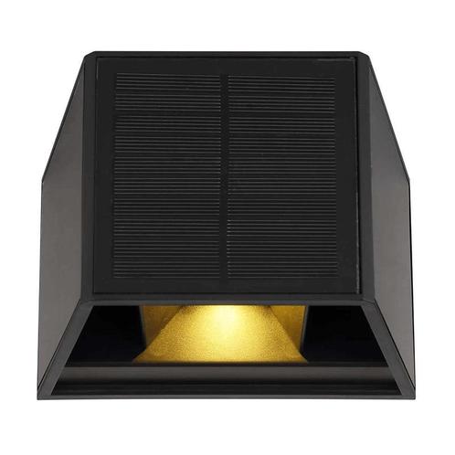 Zonnepaneel wandlamp zwart 1W LED 3000K IP54, Jardin & Terrasse, Éclairage extérieur, Envoi