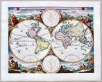 World - Splendid world map with images of the four, Nieuw