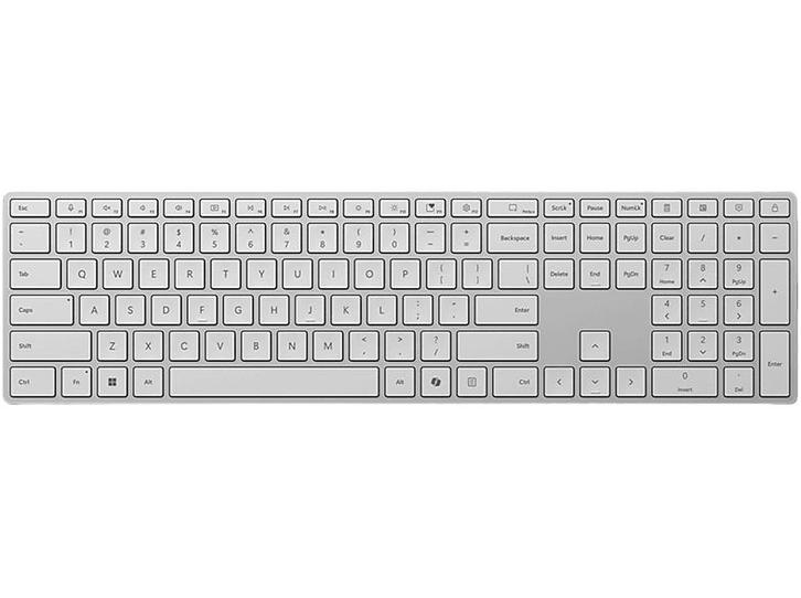 Microsoft -  Toetsenbord Surface Qwerty Grijs, Computers en Software, Toetsenborden, Nieuw, Draadloos, Verzenden