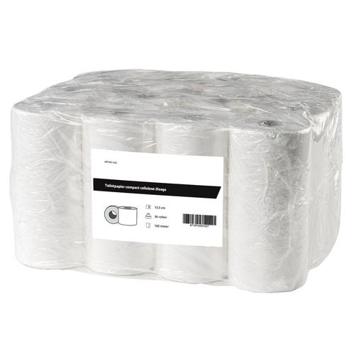 Toiletpapier Standaardrol | FSC-Cellulose (2-Laags) | Wit |, Zakelijke goederen, Horeca | Keukenapparatuur, Nieuw in verpakking