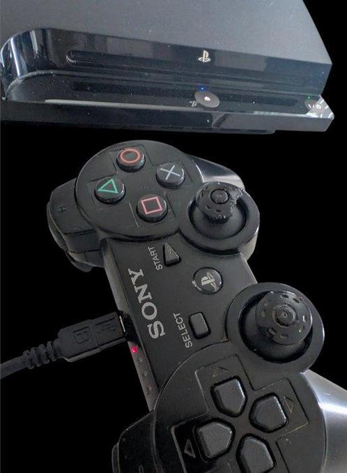 Sony - Playstation 3 (PS3) - slim - Videogameconsole + games, Games en Spelcomputers, Spelcomputers | Overige Accessoires