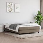 vidaXL Pocketveringmatras 140x190x20 cm stof taupe, Huis en Inrichting, Slaapkamer | Matrassen en Bedbodems, Verzenden, Nieuw