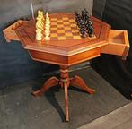 Table déchecs - Bois - Table classique octogonale
