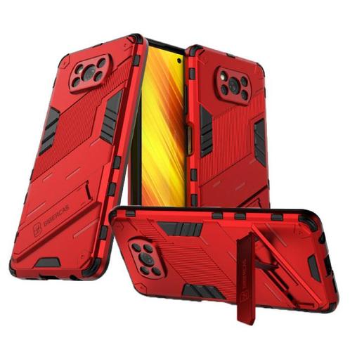 Xiaomi Poco F3 Hoesje met Kickstand - Shockproof Armor Case, Télécoms, Téléphonie mobile | Housses, Coques & Façades | Marques Autre