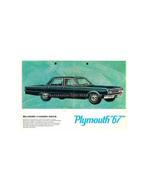 1967 PLYMOUTH BELVEDERE II / VALIANT SIGNET BROCHURE NEDER.., Ophalen of Verzenden