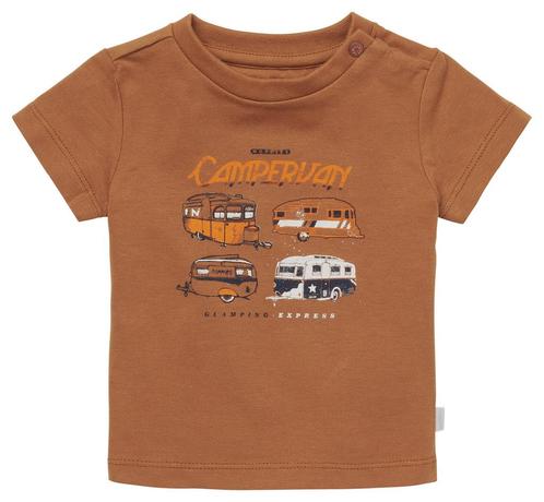 Noppies - Shirt Huaian Caramel Brown, Kinderen en Baby's, Babykleding | Maat 80, Nieuw, Shirtje of Longsleeve, Ophalen of Verzenden