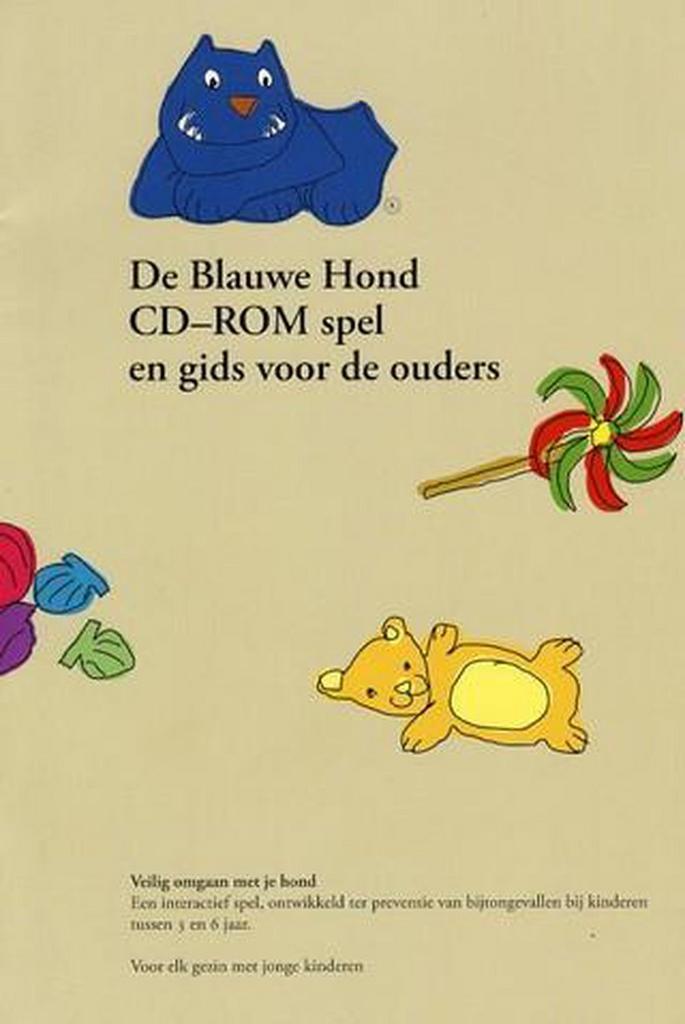 De Blauwe Hond CD-ROM spel en gids voor de ouders, Boeken, Literatuur, Zo goed als nieuw, Verzenden