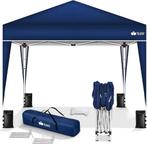 Partytent - Opvouwbaar - 3x3 m - Paviljoen - Easy up - Blauw, Verzenden, Nieuw