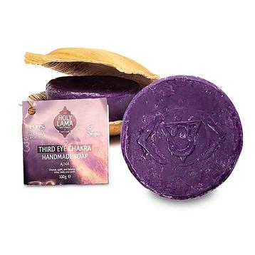 Zeep in Palmblad Derde Oog Chakra (Third Eye) - Holy Lama, Ophalen of Verzenden