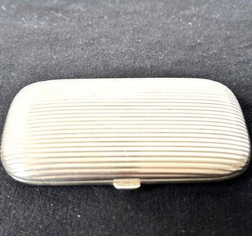 No reserve-Handgemaakt 19e eeuws zilveren Sigarettendoosje, Antiek en Kunst, Antiek | Zilver en Goud