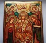 Icoon - Heilige Moeder van God, Jezus Christus en Johannes