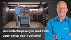 Datona Black-Line gereedschapskar met opbergkast en 7, Ophalen of Verzenden, Nieuw