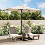 vidaXL Parasol vierhoekig zandwit 200 x 300 cm, Tuin en Terras, Parasols, Verzenden, Nieuw