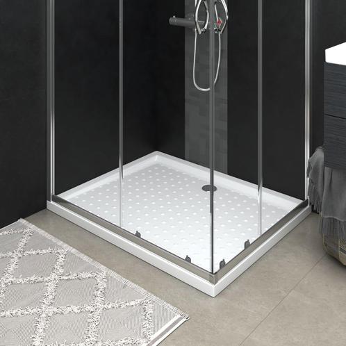 vidaXL Douchebak met noppen 80x100x4 cm ABS wit, Doe-het-zelf en Bouw, Sanitair, Nieuw, Verzenden