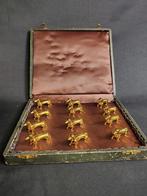 Messensteun (12) - Verguld brons, Antiek en Kunst