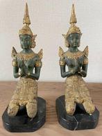 2 beeldjes - thepanom - 24 cm - Thailand  (Zonder, Antiquités & Art
