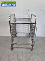 Chariot en acier inoxydable 6 x 2/1 GN gastronorm 95 cm, Zakelijke goederen, Horeca | Overige, Verzenden