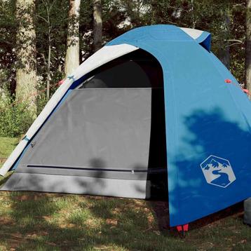 vidaXL Koepeltent 3-persoons waterdicht blauw, Verzenden, Nieuw