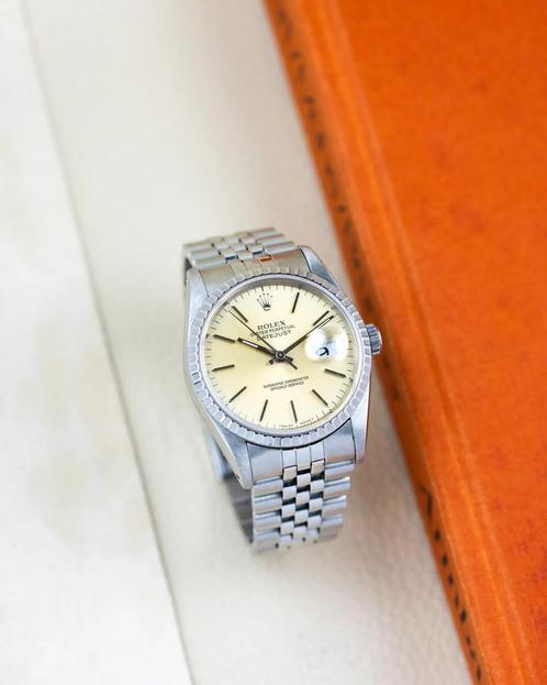 Rolex Datejust 36 16220 uit 1991, Handtassen en Accessoires, Horloges | Heren, Verzenden