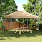 vidaXL Partytent inklapbaar pop-up 440x292x315 cm beige, Tuin en Terras, Partytenten, Verzenden, Nieuw