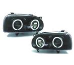PHARES POUR VOLKSWAGEN VW GOLF MK3 91-97 ANGEL EYES CCFL FON, Auto-onderdelen, Verzenden, Nieuw