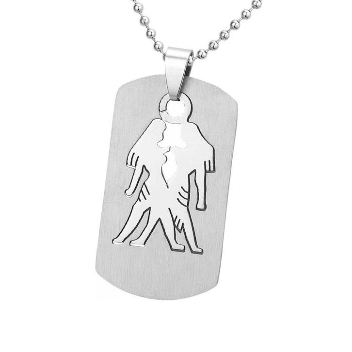 Fako Bijoux - Ketting - RVS Hanger - Sterrenbeeld Open -, Handtassen en Accessoires, Kettingen, Verzenden