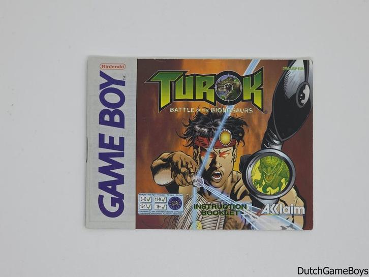 Gameboy Classic - Turok - EUR - Manual, Consoles de jeu & Jeux vidéo, Jeux | Nintendo Game Boy, Envoi