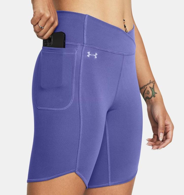 Under Armour Motion Crossover Bike Short-PPL - Maat SM, Kleding | Dames, Broeken en Pantalons, Paars, Nieuw, Maat 36 (S), Ophalen of Verzenden
