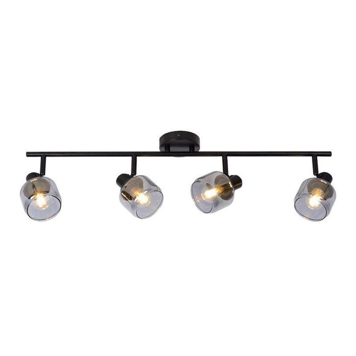 Lucide BJORN - Wandspot - 4xE14 - Zwart -, Huis en Inrichting, Lampen | Losse lampen, Nieuw, Verzenden