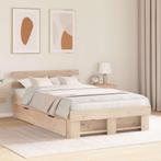 vidaXL Bedframe met lades - 135 x 190 cm - Massief, Huis en Inrichting, Slaapkamer | Bedden, Verzenden, Nieuw