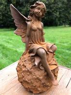 sculptuur, Tuin elf zittende op een bol van madeliefjes - 22, Antiek en Kunst