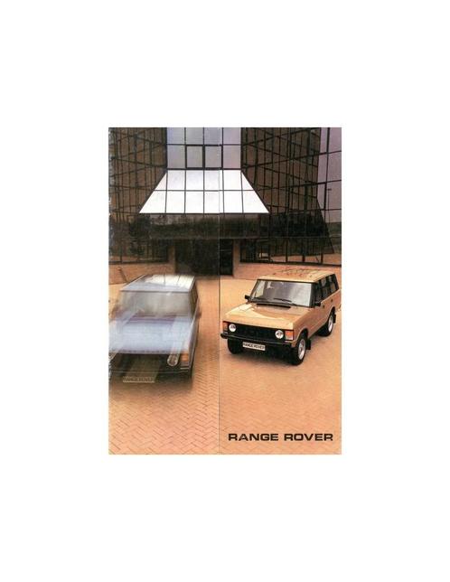 1983 LAND ROVER RANGE ROVER BROCHURE ENGELS, Livres, Autos | Brochures & Magazines